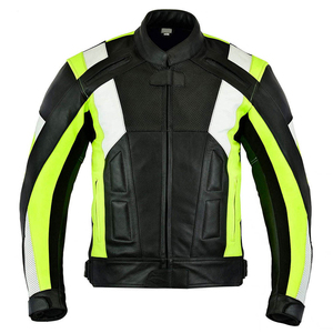 ZYDAR SPORTS Men's Plus Size Motorbike <b>Racing</b> <b>Jacket</b> Windproof Waterproof Leather Motorcycle Riding Apparel CE Protective Armor - Product Image 1
