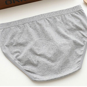 Quick Dry Breathable Mid-Rise Men <b>Underwear</b> Solid Color Knitted Adults Latest Design 2026 Comfortable Size - Product Image 2