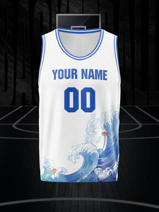 Custom Basketball Camp Jersey Full Sublimation Basketball Training Uniform <b>Athletic</b> Sportswear Tackle Twill OEM ODM Wholesale - Product Image 5