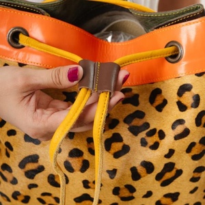 LW Genuine Cow Hide <b>Leather</b> Women's <b>Backpack</b> Bohemian Rock Insulated Portable <b>Laptop</b> Bag PVC Water Resistant Dress National - Product Image 5