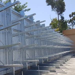 Estanterías Apilables Cantilever, Certificación CE, Galvanizadas en Caliente, con Recubrimiento en Polvo, Resistentes, Color Personalizado, Acero, Poste Alto - Product Image 2