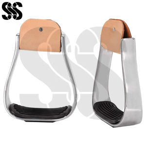 Estribos de Equitación Western de Acero Cromado Inoxidable, Equipo Ecuestre Duradero SHER SONS SPORTS SSS-WS-4201 - Product Image 2