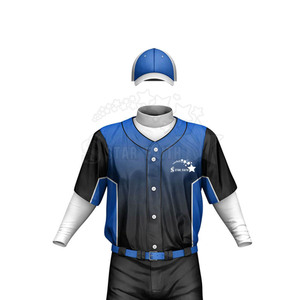 Uniforme de Béisbol Ligero de Poliéster al por Mayor para Adultos, Conjunto Personalizable de Alta Calidad, Tallas Grandes, Transpirable para Hombres - Product Image 4