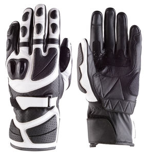 Nouveaux gants de moto personnalisables noir et blanc, style Cafe Racer, pour la course, le motocross, les sports et le ski - Product Image 3