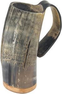 Handmade Waterproof Modern <b>Drinking</b> Horn Mug for Wedding Decoration & Gift - Product Image 5
