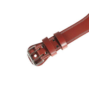 Cinturón de Levantamiento de Pesas de Cuero Vacuno, Cinturón de Entrenamiento de Gimnasio, Cinturón de Powerlifting para Hombres, Cinturón de Fitness para Entrenamiento de Fuerza y Powerlifting - Product Image 2