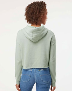Sudadera con capucha corta AFX64CRP para mujer |   Sudadera Ligera de Algodón Hilado en Anillo de 6.5 oz de Independent Trading Co. - Product Image 4