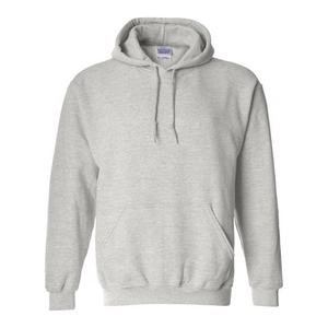300g 100% coton peigné tissu blanc hommes uni teint sweats à capuche poche kangourou blanc bouffée impression broderie applique patchs - Product Image 3