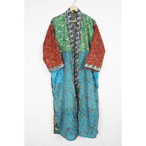 Kimono de Seda Vintage Indio para Mujer, Sexy, para la Playa, Estilo Romántico, Túnica de Seda, Camisón Largo - Product Image 6