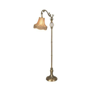 Modern Statement Metal <b>Table</b> <b>Lamp</b> with Decorative Perforated Drum Shade and Glass Sphere <b>Base</b> for Living Room Interiors - Product Image 6