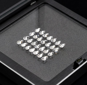 Diamants CVD HPHT en vrac, blancs, couleurs D/E/F, pureté VVS/VS+, taille poire, cultivés en laboratoire, certifiés IGI, 0,25 ct chacun, pierres d'accentuation pour la création sur mesure - Product Image 3
