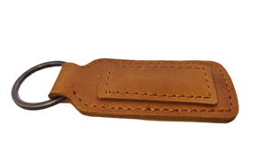 <b>Leather</b> <b>Keychain</b> Custom Handmade Laser Embossed Elegant Gift for Car Key Storage Christmas - Product Image 2