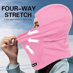 Pink Character Balaclava Full Face Windproof Breathable <b>Waterproof</b> Soft Comfort Fabric 3D Clipping 4 Way Stretch Cover Unisex - Product Image 4
