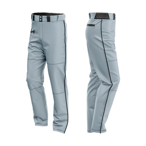 Pantalons de baseball personnalisés professionnels, impression par sublimation, logo imprimé sur le devant, évacuation de l'humidité, séchage rapide, antibactériens - Product Image 4