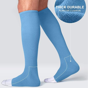 Custom Design Whole Sale 100% Cotton Crew Socks <b>Knee</b> <b>High</b> Breathable Solid Unisex for Adults and Youth Summer Outdoor Sports - Product Image 5