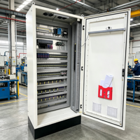 Gabinete/Panel de Control Eléctrico Impermeable de Alta Resistencia con Controlador de Nivel y Secuenciador de Bombas para PLC de Plantas de Agua Municipales
