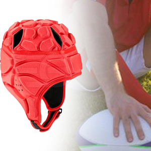 Rugby Helmets Lightweight Protective Headgear Shock Absorbing Padding Adjustable Strap Safety Helmet For Training - Product Image 2