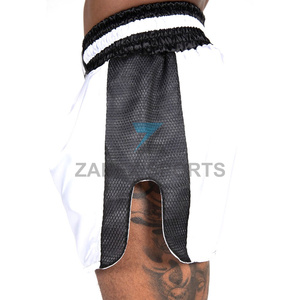 Pantalones Cortos de Muay Thai y MMA ZABEX SPORTS con Logotipo Personalizado, Ligeros, Transpirables, Duraderos, de Secado Rápido, Tela de Poliéster, Unisex para Adultos - Product Image 3