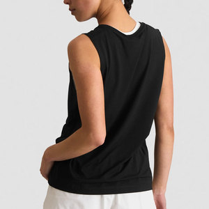 Women Sleeveless Breathable <b>Loose</b> Fit Custom Blank Training Workout Running <b>Tank</b> <b>Top</b> Plus Size Quick Dry Fitness Wear <b>Top</b> - Product Image 2
