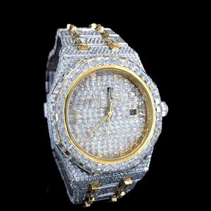 Reloj de Alta Calidad con Diamantes Cultivados en Laboratorio DEF, Caja de Aleación, Esfera de 40 mm, Correa de 20 mm, Estilo Ejecutivo - Product Image 2