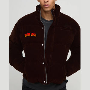 Chaqueta Bomber de Invierno para Hombre, de Alta Calidad, Cálida, al por Mayor, Informal, Personalizada, con Cuello Alto, Logotipo Frontal, Impermeable y con Capucha - Product Image 6