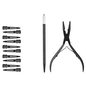 Kits Profesionales de Extensiones de Cabello con Equipo Completo de Salón y Accesorios de Belleza, Todo en Uno para la Instalación de Extensiones - Product Image 4