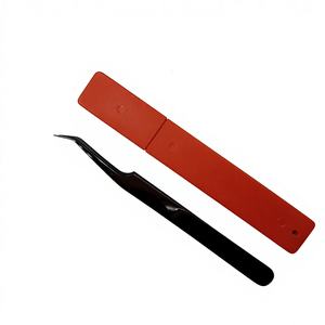 Pinzas para Cejas de Color Personalizado, Curvas, para Volumen de Pestañas, de Acero Inoxidable, Caja de Suministros Profesionales para Pestañas, OEM - Product Image 1