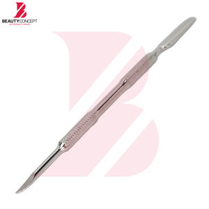 Pousse-cuticules en acier inoxydable, outil de nettoyage efficace des cuticules, bords tranchants, double tête, soin des ongles pour salon - Product Image 2