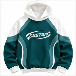 Sudadera con Capucha Unisex Personalizada, Manga Larga, Estampado Sólido, Transpirable, de Felpa, Algodón, Invierno, Corte Holgado Informal - Product Image 1