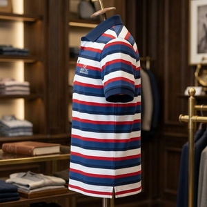 เสื้อยืดผู้ชายไซส์ใหญ่ สีพื้น ผ้าเจอร์ซีย์ 100% คอตตอน แห้งเร็ว แขนสั้น ใส่สบายสำหรับฤดูร้อน สินค้ามาใหม่ ลดราคา - Product Image 4