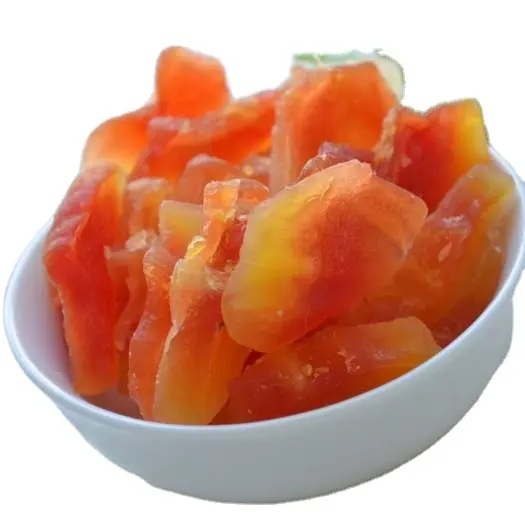 Weich getrocknete Papaya mit Passions frucht geschmack Großhandel Hersteller in Vietnam Natürliche Farben Guter Preis Gesunder Snack
