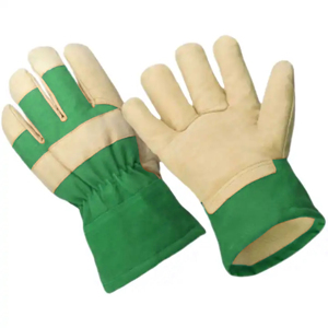 Best Performance Cowhide Grain Leather Working <b>Gloves</b> <b>Long</b> Lasting Canadian Rigger Protection Soft Comfortable Safety <b>Gloves</b> - Product Image 5