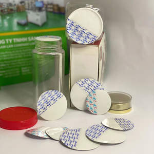 Sellos de aluminio de inducción Easy Pull Lift N Peel para tapas de botellas de 100ml con pulverizador de bomba - Product Image 2