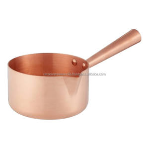 Juego de Utensilios de Cocina de Cobre, Diseño Minimalista, Mango de Baquelita, Wok Chino, Sartén, Cacerola, Alta Calidad, Sostenible - Product Image 4