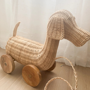 Juego de Coches de Juguete de Mimbre Moderno, Vehículo de Mimbre Hecho a Mano, Juguete Ecológico para Niños, Regalo para Bebés, Decoración para Cuarto de Niños o Guardería - Product Image 3
