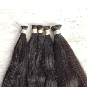Extensiones de Cabello Remy Indio 100% de la Mejor Calidad RAW, Cutículas Alineadas, Extensiones de Cabello Humano Más Vendidas, Mejor Calidad - Product Image 1