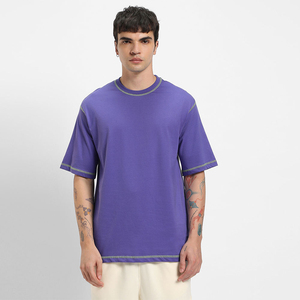 Custom Heavy Cotton Short Sleeve T-shirt For Men Sporty Fitness Running Yoga Heat-<b>transfer</b> Printed Eco-friendly Quick Dry 100% - Product Image 5