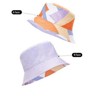 Chapeau Bob Unisexe en Coton Personnalisé pour Activités de Plein Air - Protection Solaire Double Face pour la Pêche et le Cyclisme, Logo Personnalisé - Product Image 2