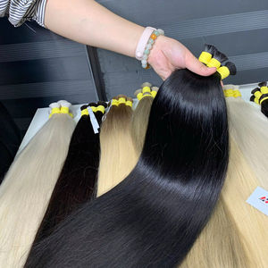 Extensiones de Cabello Humano Vietnamita Negro Natural, Precio al por Mayor, Suaves, Sin Enredos y Duraderas, Envío a Todo el Mundo - Product Image 1