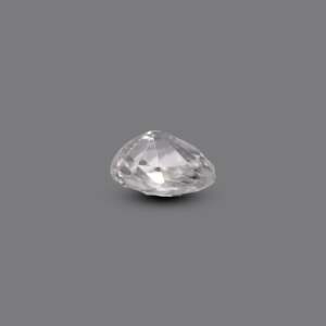 Natural White Zircon 4.45 Carat Loose Gemstone for Fine Jewelry - Product Image 3