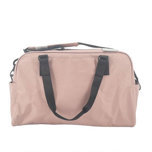 Sac de voyage unisexe rose en tissu Oxford 20-36L, imperméable, avec bandoulière arquée détachable, fermeture éclair, style minimaliste - Product Image 3