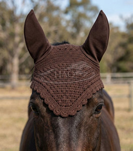 Más Vendido: Velo Protector para Caballos de Equitación Personalizado de Spandex y Nylon, con Malla de Ganchillo Transpirable y Protección Contra Moscas, Talla Personalizada - Product Image 1