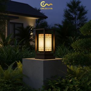 Lámpara de Jardín Exterior de Acero Resistente a la Oxidación, Iluminación Decorativa Minimalista para Paisajes, Blanco Cálido 3500K IP65 - Product Image 6