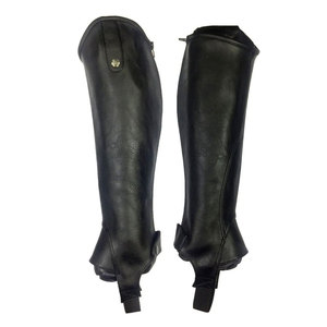 Polainas de equitación ajustables de cuero sintético premium, transpirables, para montar a caballo, tamaño personalizable - Product Image 5