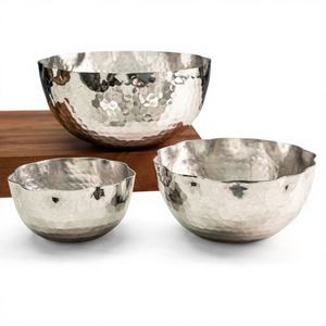 ชาม2025เสิร์ฟสลัดน้ำเกรวี่สแตนเลสสตีลใส่ผลไม้หรูหราเป็นมิตรต่อสิ่งแวดล้อมทันสมัย - Product Image 1