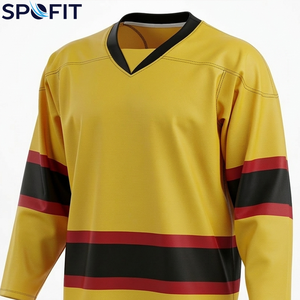 Maillot de hockey sur glace personnalisé pour hommes, haute performance, vente en gros, haute qualité, dernier design, vêtements de sport d'équipe, maillot de hockey sur glace personnalisé - Product Image 3