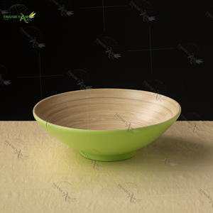 Bol en bambou fait main avec options personnalisées et design léger - Product Image 2