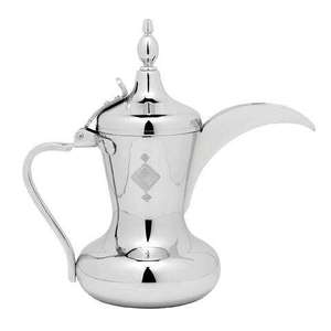 Elegante tetera árabe Dallah de metal, decoración para el hogar, adorno para la sala de estar y la mesa, cafetera Dallah para la mesa de boda. - Product Image 3