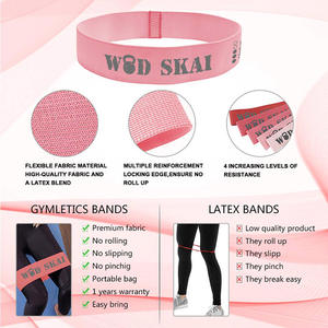 Bandas de Resistencia para Ejercicio, Juego de 5 para Mujeres y Hombres, Bandas Elásticas para Ejercicio, Fisioterapia Personalizada - Product Image 5