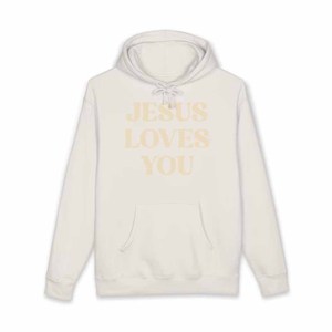 Sudadera con la Frase 'Jesus Loves You Saved By Grace' para Hombre, Mujer y Jóvenes, en Felpa Francesa con Letras de Chenilla, Personalizada de Fábrica - Product Image 2